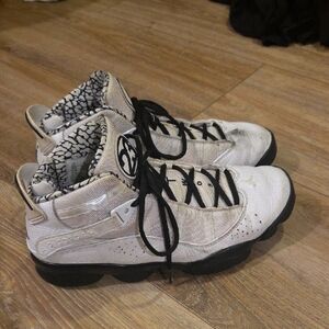 Air Jordan White and Black Sneakers